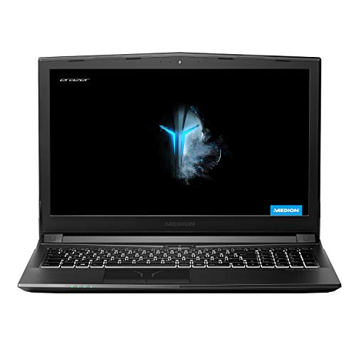 MEDION ERAZER P6605 39,5 cm (15,6 Zoll) Full HD Gaming Notebook (Intel Core i5-8300H, 8GB DDR4 RAM, 512 GB PCIe SSD, NVIDIA GeForce GTX 1050 4GB GDDR5, Win 10 Home)