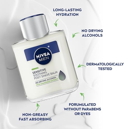 image for NIVEA MEN Sensitive Soothing Post Shave Balm with Vitamin E, Pro-Vitam