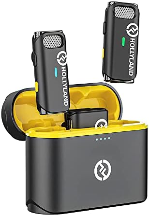 Sistema de Microfone Lapela Sem Fio Lark M1 para 2 Pessoa Cancela...