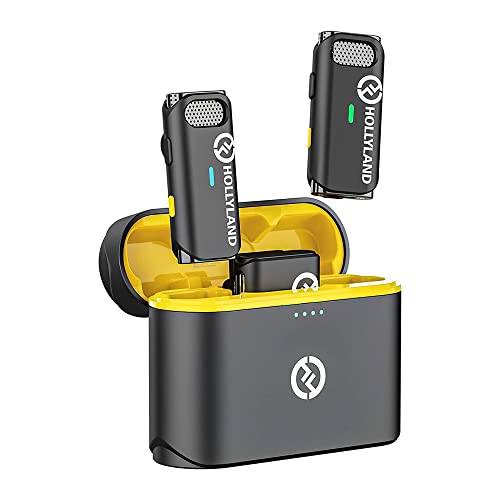 Sistema de Microfone Lapela Sem Fio Lark M1 para 2 Pessoa Cancela...