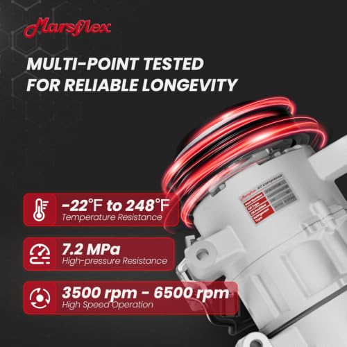 Marsflex AC Compressor with Clutch Fit for 2013-2018 Nissan Altima L4 2.5L by Marsflex - Used condition - Image 7