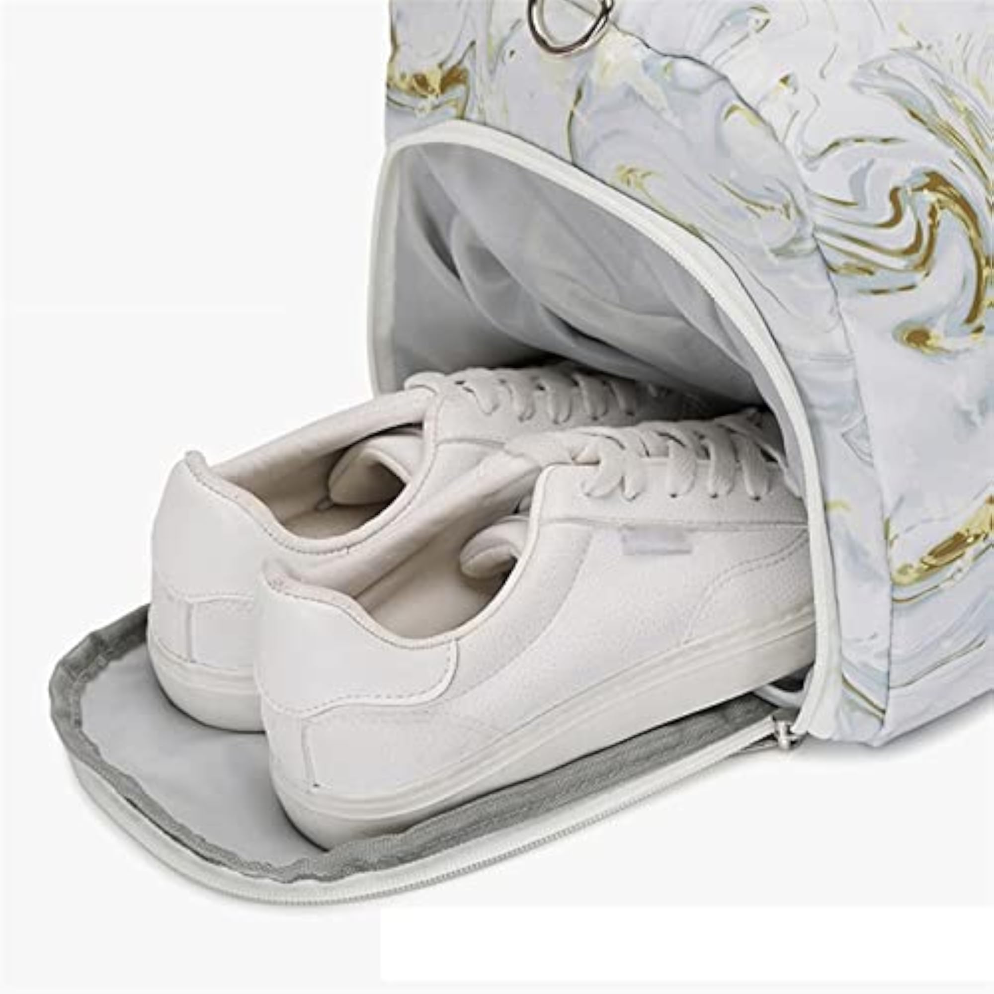 Large Capacity Marbling Printed Travel Bag for Gym