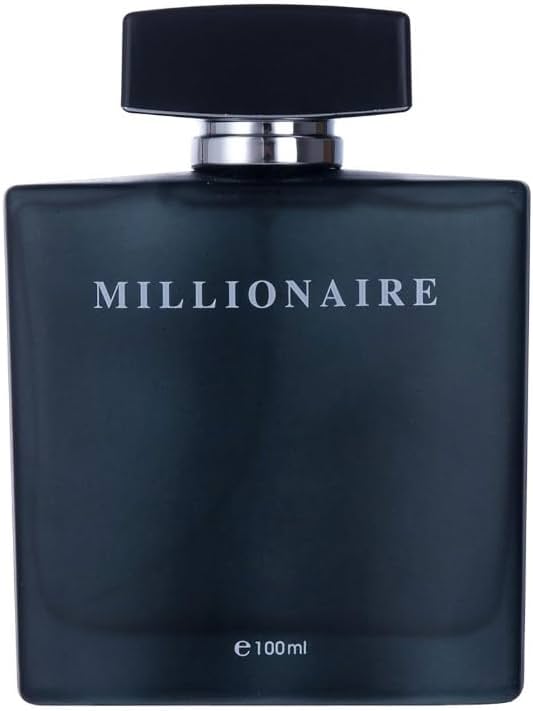 Nuevo Perfume Eau de Parfume para Hombre, 3.4 oz Spray Parfume para Hombre 100 ML- Black Millionaire 3.4 Fl Oz (Paquete de 1)