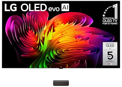 Image of LG 77-Inch Class OLED evo AI 4K W6 Wallpaper Series Smart TV w /Dolby Atmos, Dolby Vision, HDR10, AI Super Upscaling 4K, Filmmaker Mode, Wow Orchestra, Compatible with Alexa (OLED77W6PUA, 2026)
