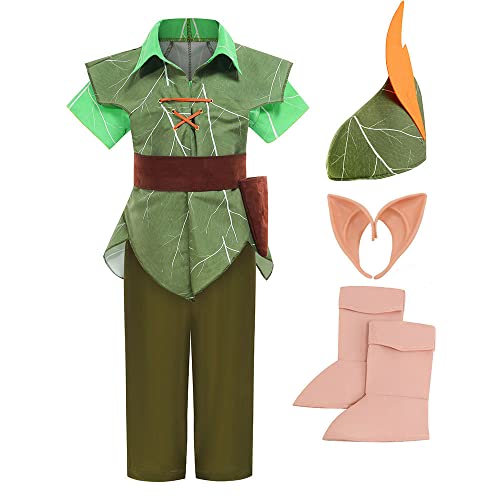 Top con scollo a V aperto e collo a foglia; pantaloni con elastico in vita