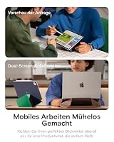 MOFT Dynamic Folio Hülle für iPad 13" (M5 2025 / M4 2024) | 20+ Blickwinkel | Ultra-dünn | Schlank | Nahtlos Snap-on | Magnetständer | Tragbar | Zweifarbig | Auto Wake/Sleep – Ansicht 5