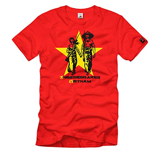 T-shirt Vietnam Guerre Mondiale imprimé militaire avec bombes et destroyers