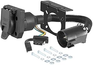 CURT 55774 Dual-Output Vehicle-Side Trailer Wiring Harness Connectors for Select USCAR Vehicles, 7-Pin