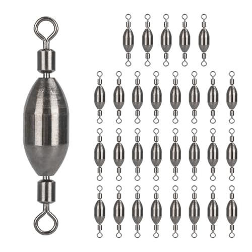 THKFISH Fishing Weights Swivel (1/32OZ-30PCS)