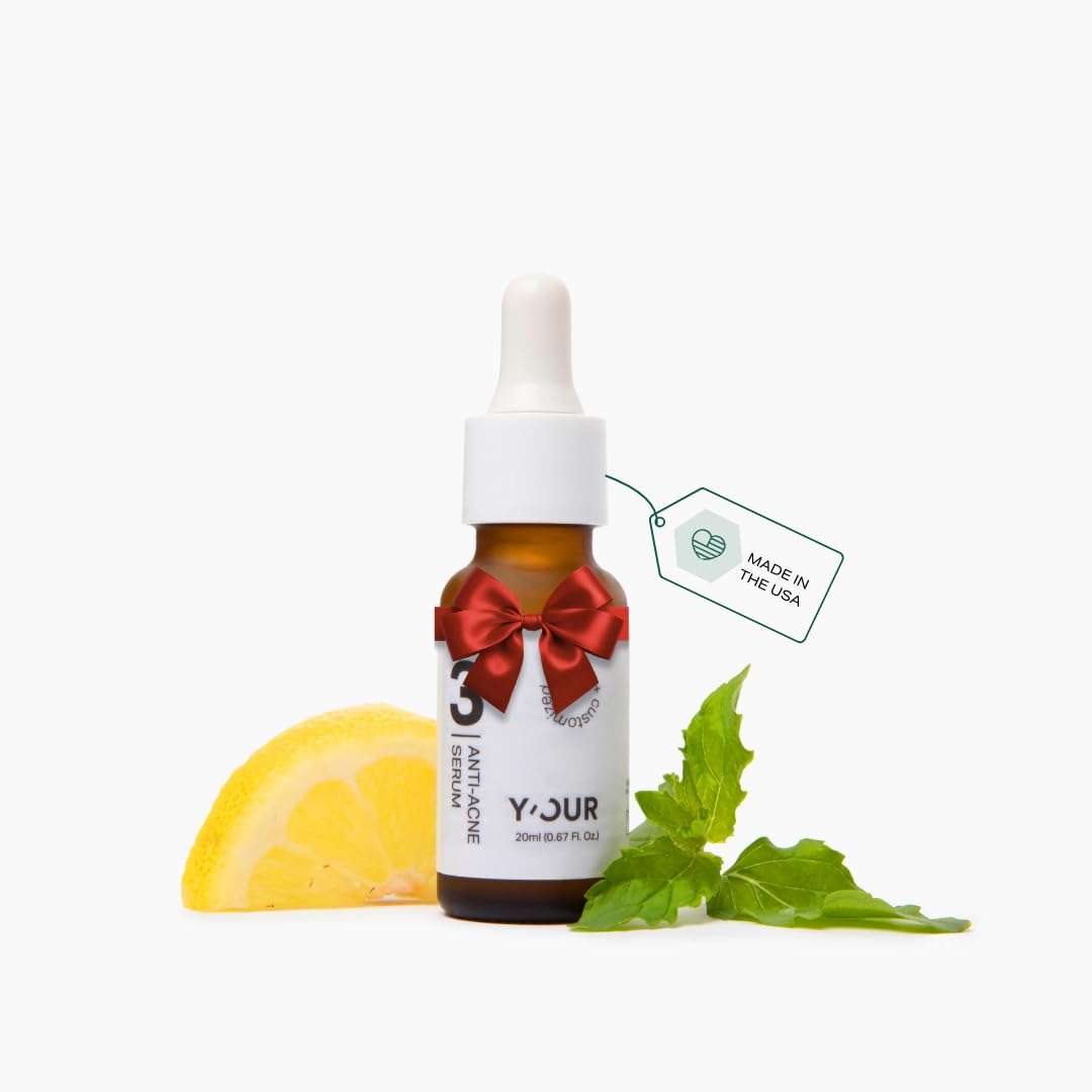 Y’OUR Anti-Acne Serum-1% Salicylic Acid Serum for Oily & Combination Skin, Pore Minimizing, Treat & Prevent Breakouts for Acne-Prone Skin, For Women & Men, 0.67 fl.oz