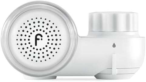 Filterbaby Skincare Filter 2.0, Bathroom Sink Filter Faucet for Skin Care, 99.9% Chlorine Removal - 0.000001 mm Carbon Fiber, Clinically Tested, Skin Hydration in 2 Weeks -(Pearlescent White)