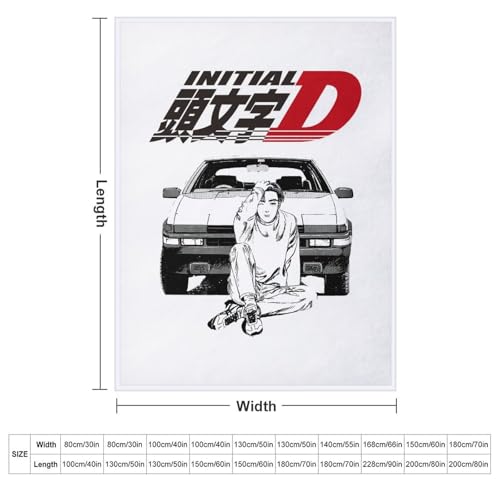ブランケット 毛布 頭文字d イニシャル D タオルケット フランネル 掛け毛布 防寒対策 四季適用 150x200cm