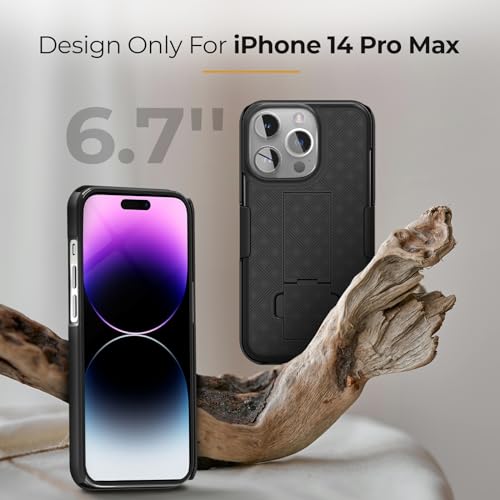 MOTIVE for iPhone 14 Pro Max Case with Belt Clip, Rigid, Kickstand | 6.7" by MOTIVE - Used condition - Image 8