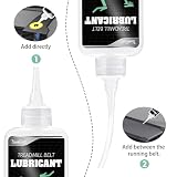 100% czysty olej silikonowy, 2 sztuki 200 ml, silicone bieżniowa smarówka, odporna na wysokie temperatury, łatwa w użyciu
