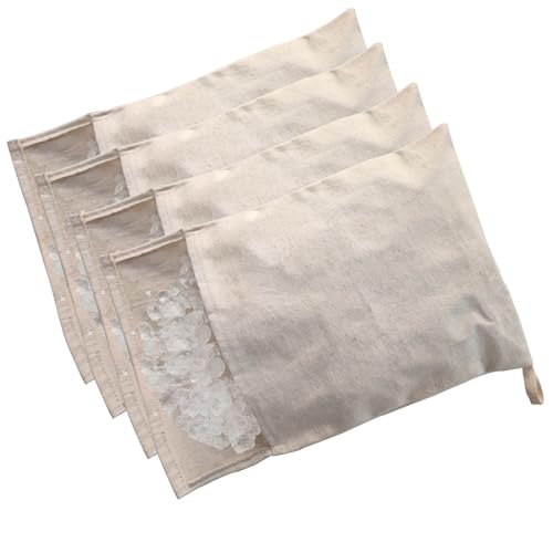 Careyoungs Lewis Canvas Ice Bag for Cocktails 9.5”W x 13.8”L