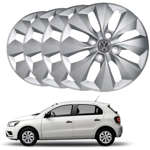 Jogo De Calota Aro 14 Gol Voyage G5 G6 2013 4pçs