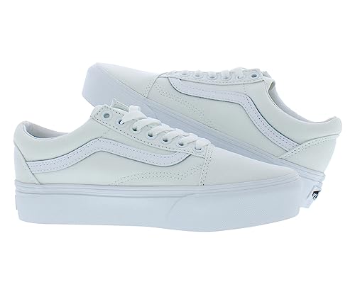 Vans Vans Unisex Plimsolls, True White-White, 9.5 Women/8 Men