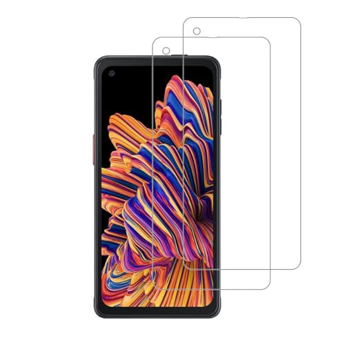 AISELAN Screen Protector for Samsung Galaxy Xcover Pro, [2 PCS] 9H Hardness Anti-Scratch Screen Tempered Glass Protective Film for Galaxy XCOVER PRO 6.3' SM-G715