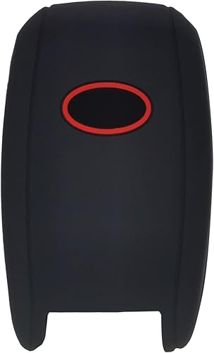 Miniatura 3 de GFDesign Funda de silicona para llavero de 4 botones, protector sin llave compatible con Kia K3 K5 Cerato Forte Optima Rio Rio5 Sorento SY5JFFGE04