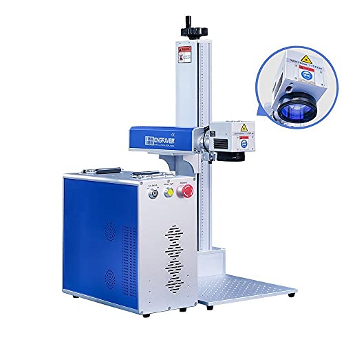 80W Laser Engraver Cutter Mopa M7 Jpt Fiber Laser Engraving Machine With D80 Rotary Axis & 175×175Mm Lens And Sinogalvo Af2206S-600 Auto Focus Fibler Laser Marking/Etching/Carving Machine #TOP6