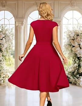DRESSTELLS Dames 1950 Vintage Retro Rockabilly Audrey hepburn Jurk