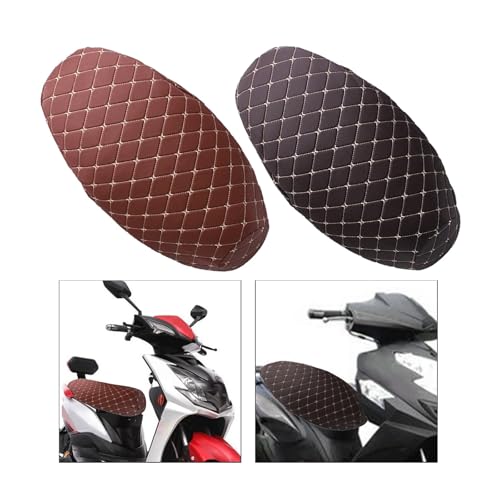 Funda de asiento de moto universal y almohadilla protectora negra 3