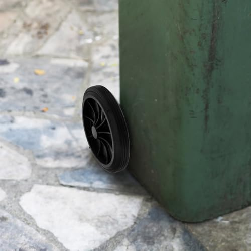 Rueda de cubo de basura anti roturas para solucionar atascos en exteriores 6