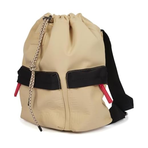 GIOSEPPO Mochila de neopreno color cuero para mujer dogana