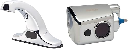 Miniatura 7 de Zurn Z6915-XL-N AquaSense - Juego de grifo con sensor de flujo laminado de 0.5 GPM y boquilla de montaje en cubierta de 4 pulgadas en cromo