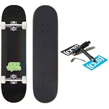 [CCS] Graphic Skateboard Complete | Maple Wood | Professional Grade | Fully Assembled with Skate Tool & Stickers | Adults, Kids, Teens, Youth | Boys & Girls