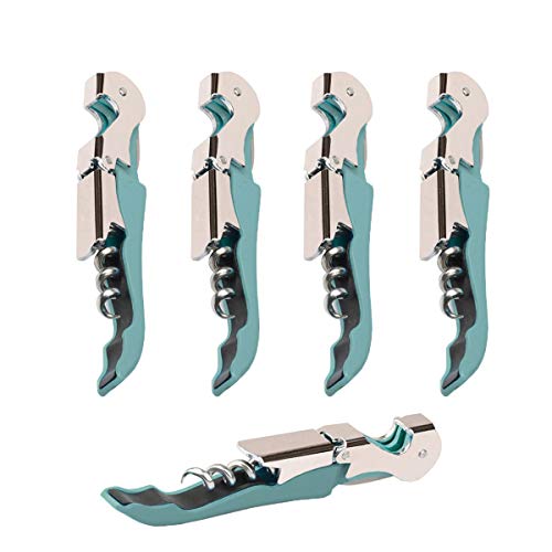 Professional Waiter Corkscrew Wine Openers Set, Heavy Duty Stainless Steel Hinges Wine Key for Restaurant Waiters, Sommelier, Bartenders