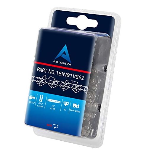 AGUDEZA Chainsaw Chain, 18-Inch Chain for 18 inch/45cm Rod Wood Cutting Lumbering Pruning, Forest Harvesting Bucking Chainsaw Parts