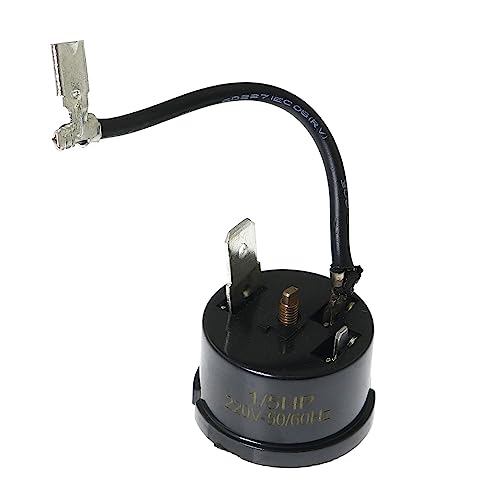 RLECS Refrigerator Thermal Overload Protector 1/5 HP (150W) Round Freezers Compressor Overload Protector