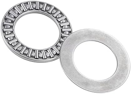 2pcs NTA1423 Thrust Needle Roller Bearings - [7/8 Inch x 1-7/16 Inch x 5/64 Inch] with Washer for Conveying Equipment Use, Chrome Steel — 사진 2
