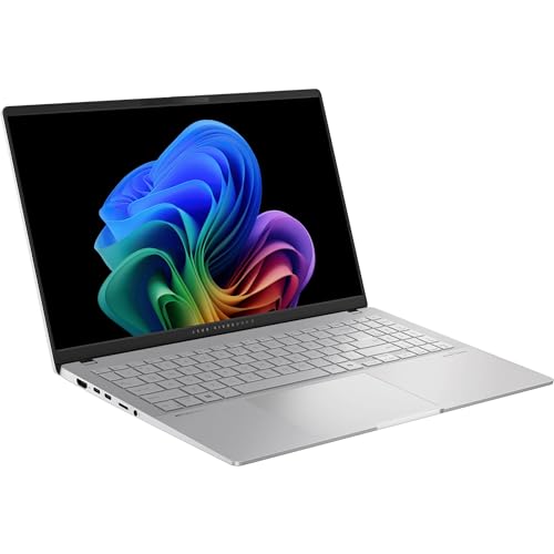 Image of ASUS Vivobook S 15 Laptop; Copilot+ PC, 15.6 inch 3K 120Hz OLED Display, Qualcomm Snapdragon X Elite X1E-78-100 12-Core Processor, 32GB RAM, 2TB SSD, Windows 11 Home, Cool Silver