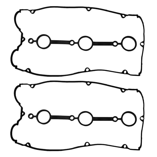 Image of VS50386 Engine Valve Cover Gasket Set Replacement for Hyundai XG300 XG350 Santa Fe Kia Amanti Sedona Sorento 3.0L 3.5L V6 24V, 2 Valve Cover Gaskets, 2 Spark Plug Tube Seals.