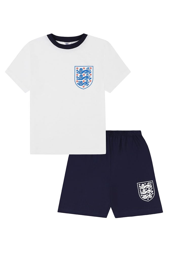 The England Football AssociationOfficial England Football Team Boys Short Cotton Pyjama Set