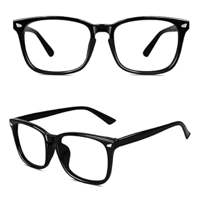 GQUEEN Gafas de Lente Transparente Moda Clásicas Cuadrado Grandes Monturas de Gafas para Mujer y Hombre PE2 | Ya disponible en tu tienda friki favorita! En mundofriki.es!