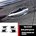 KELEIMAI Car Accessories Fit for Mercedes-Benz GLE 350 450 W167 2020 2021 2022 Exterior Door Handle Bowl Protector Cover Trims (Carbon Fiber) 4PCS ABS