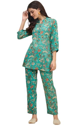 Image of Truvon Fashions Women's Co-Ords Set, Kurta and Pant Set