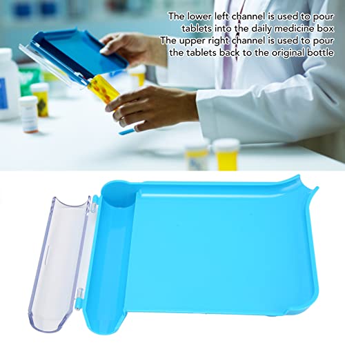 Image of Counting Tray, Portable Right Hand Sorting Tray, Counter, Home Dispensing Aids, Medical Instrument Tray with Spatula for Pharmacy, Hospital, Home