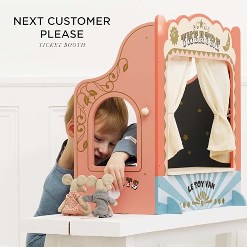 Le Toy Van – Wooden Tabletop Puppet Theatre | Imaginative Play Theatre - Suitable for Ages 3+ Years
