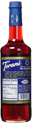 Torani® Sugar Free Raspberry Syrup (750 Ml /25.4 Oz) #TOP1