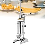 【PREPARA MÁS, ESTRÉSATE MENOS】 Dedica más tiempo a disfrutar del aroma de la repostería recién hecha y menos tiempo a los trabajos de preparación. Con una generosa capacidad de 2L/3L, esta máquina manual para hacer churros procesa grandes lotes de masa con total facilidad. Cuando termine la hora punta, el recipiente desmontable de liberación rápida hace que la limpieza sea un juego de niños, manteniendo tu cocina higiénica y organizada