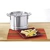 Stock-Pot 8 Qt Aluminum Steam-Pot with Steamer Rack TamalesHeavy Duty Commercial Kitchen Restaurant Olla