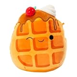 Squishmallows 7.5'' Weaver The Waffle, Medium, Orange