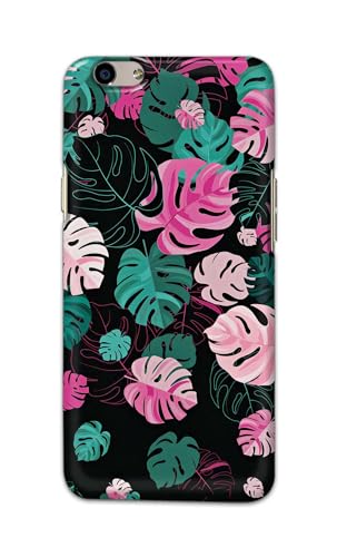 Image of Printed Hard Back Cover for Oppo F1s | Oppo A59 Back Cover (Seamless Leaves) -190724(EA)
