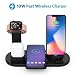 Produktbild Lopnord Kabellose Ladestation 3 in 1 kompatibel mit Apple Watch iPhone AirPods iWatch Serie 1 2 3 4 Qi Fast Wireless Charging Stand für iPhone 8 X XR XS und Note8 S8 S9 Air Pods Dock