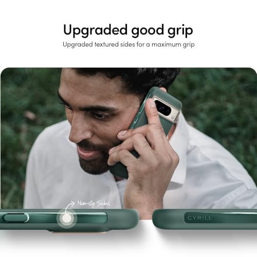 Image of Spigen Cyrill UltraColor | Google Pixel 8 Pro Case | Green Pixel 8 Pro Back Cover | TPU+Poly Carbonate - Kale