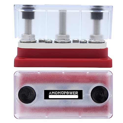 AMOMD 300A PowerBars 3 x Terminal Studs (3/8